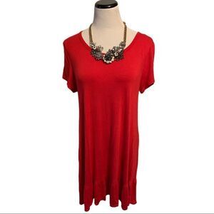 Twenty Second Ref Ruffle Hem Dress Sz L